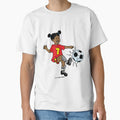 Cartoon Playing Soccer T-Shirt - Novelty Apparel for Adults - T-Shirt, Sweatshirt, Hoodie