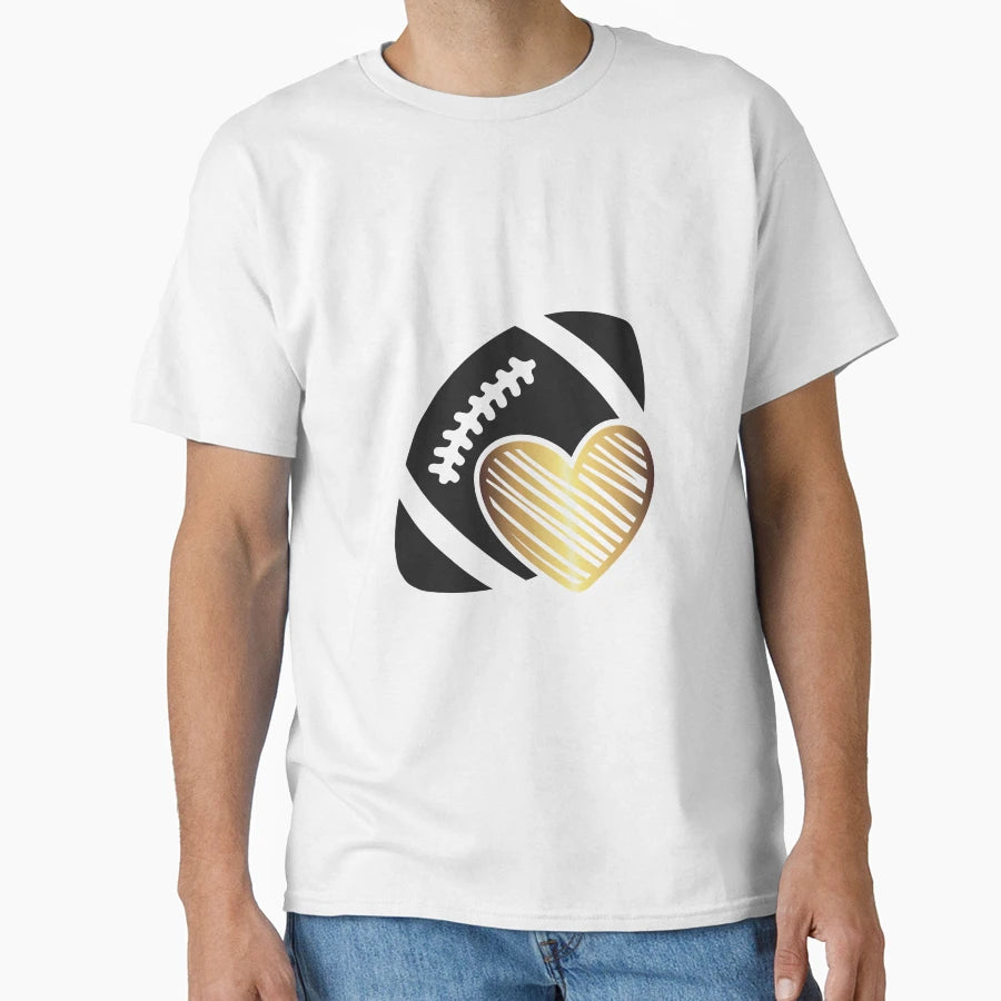 Football Love T-Shirt - Fun Novelty Design Men Women - T-Shirt, Sweatshirt, Hoodie