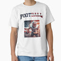 American Football Player T-Shirt - Unique Graphic for Adults - T-Shirt, Sweatshirt, Hoodie