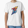 Bold Neon Lightning Bolt Z Logo Gamers And T-Shirt - Graphic Print Unisex - T-Shirt, Sweatshirt, Hoodie