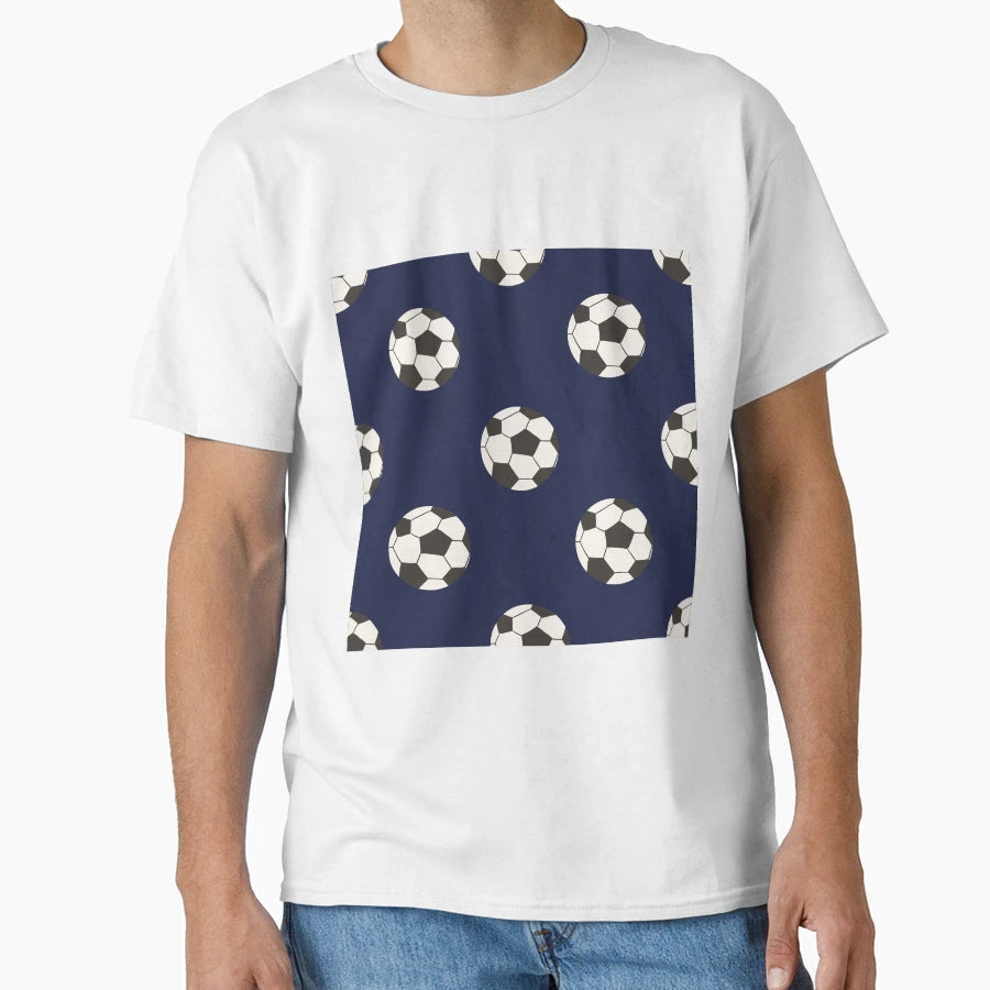 Soccer Pattern T-Shirt - Streetwear Style for Adults - T-Shirt, Sweatshirt, Hoodie