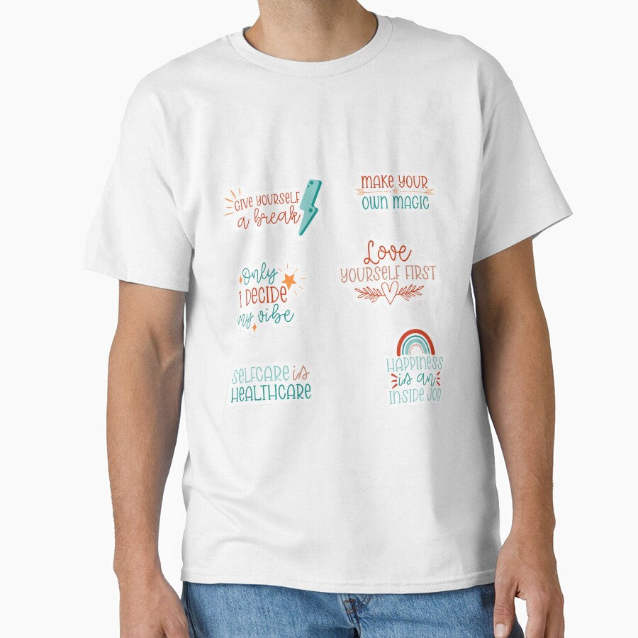 Self Love affirmation by SnapStickers - Adult & Kids T-Shirts, Sweatshirts & Hoodies apparel design preview 1