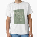 Healing is not linear by MoodModeWear - Adult & Kids T-Shirts, Sweatshirts & Hoodies apparel design preview 1