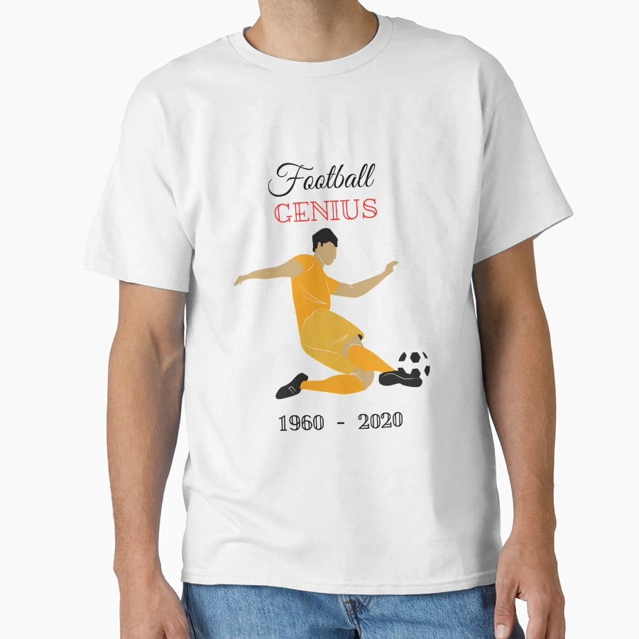 Football Genius 1960 2020 T-Shirt - Novelty Apparel for Adults - T-Shirt, Sweatshirt, Hoodie