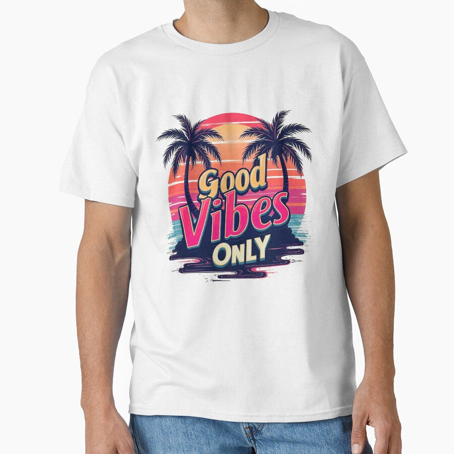 Good Vibes Only by Design-Pro-21 - Adult & Kids T-Shirts, Sweatshirts & Hoodies apparel design preview 1