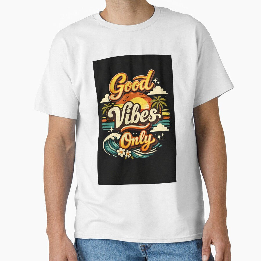 Good Vibes Only by BennyBargains - Adult & Kids T-Shirts, Sweatshirts & Hoodies apparel design preview 1