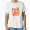 Good Vibes Only by Big Smile Studio - Adult & Kids T-Shirts, Sweatshirts & Hoodies apparel design preview 1