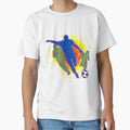 Electric Play Dynamic Soccer Silhouettes T-Shirt - Minimalist Print Unisex - T-Shirt, Sweatshirt, Hoodie