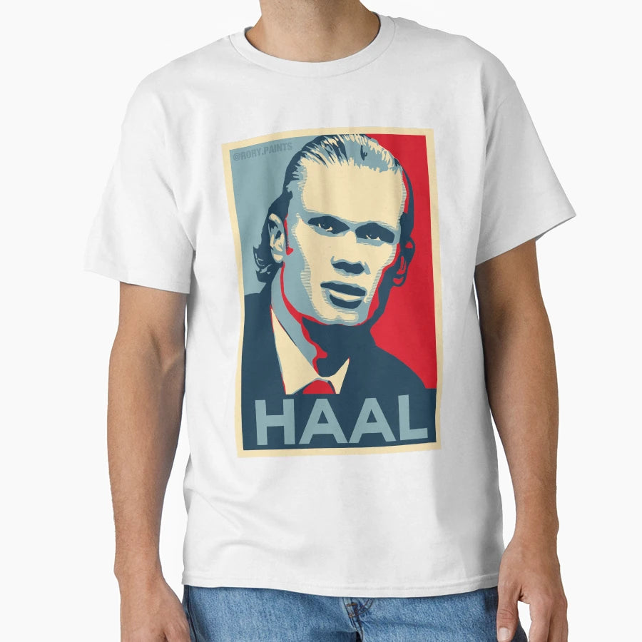 Haaland Hope Vote Haal T-Shirt - Unique Graphic for Adults - T-Shirt, Sweatshirt, Hoodie