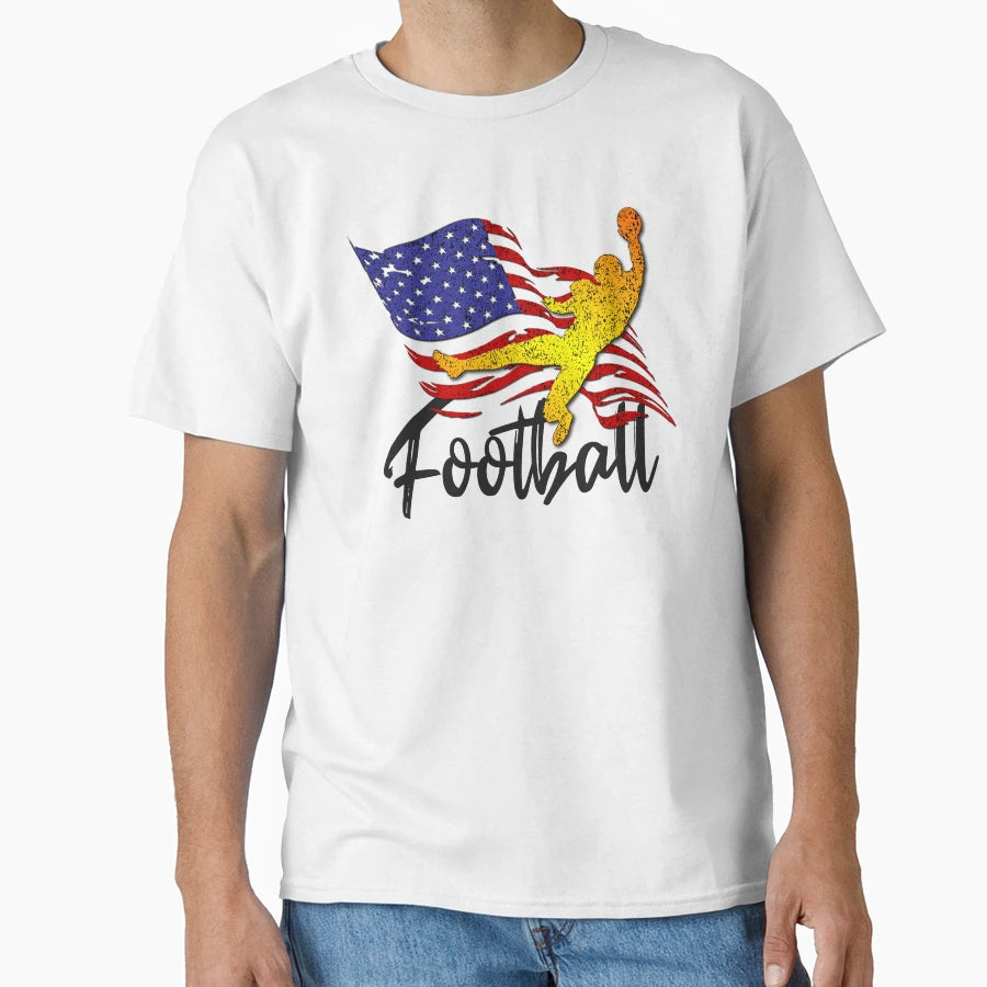 American Football National Sport T-Shirt - Custom Art Print for Adults - T-Shirt, Sweatshirt, Hoodie