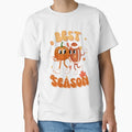 Football Pumpkin Thanksgiving Season T-Shirt - Trendy Graphic for Adults - T-Shirt, Sweatshirt, Hoodie