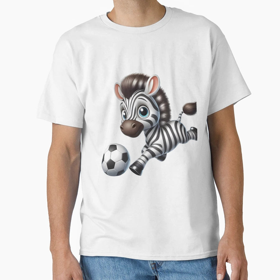 Zebra Football Hero League T-Shirt - Casual Everyday Wear Men Women - T-Shirt, Sweatshirt, Hoodie