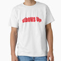 Elbows Up Bold Red Text Motivational Quote by - Adult & Kids T-Shirts, Sweatshirts & Hoodies apparel design preview 1