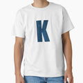 Letter K Stars Sky Monogram Art T-Shirt - Unique Graphic Men Women - T-Shirt, Sweatshirt, Hoodie