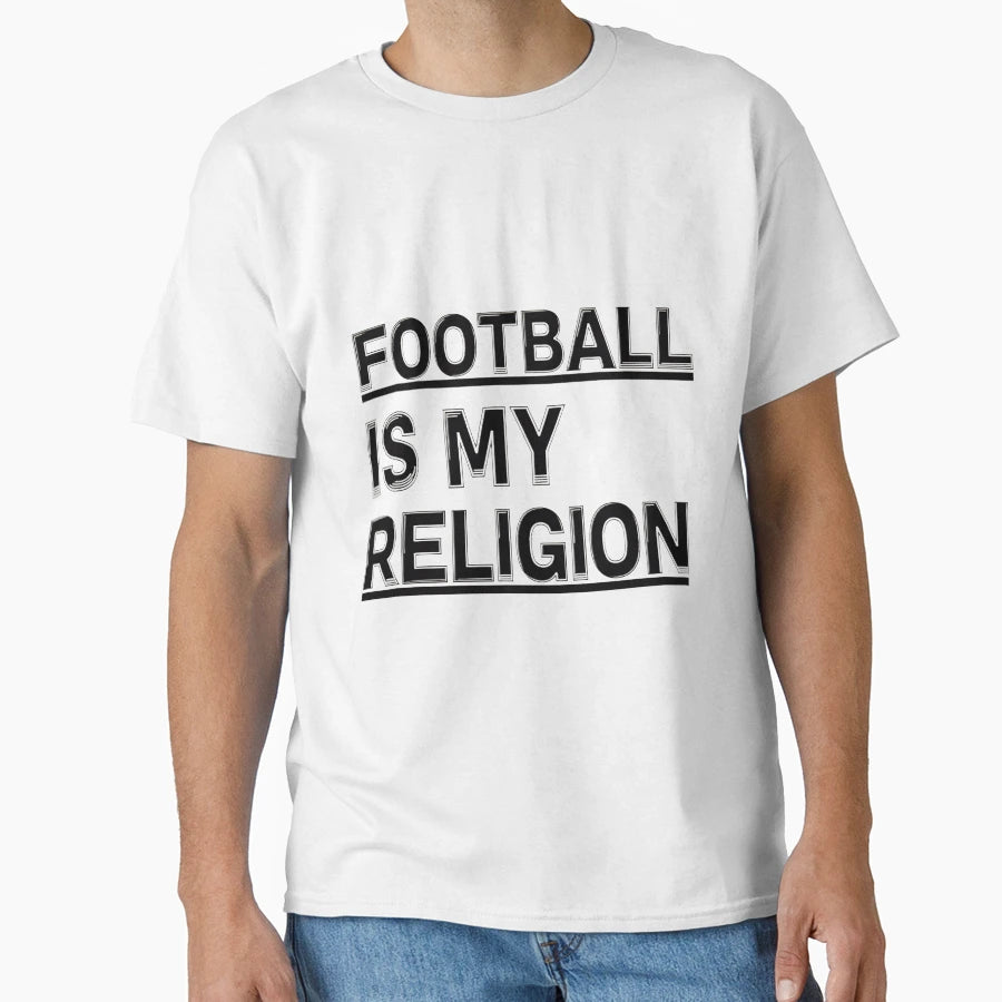 Total Devotion To Football Blk T-Shirt - Novelty Apparel Men Women - T-Shirt, Sweatshirt, Hoodie