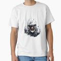 Artistic Cartoon Football Player T-Shirt - Aesthetic Graphic Men Women - T-Shirt, Sweatshirt, Hoodie