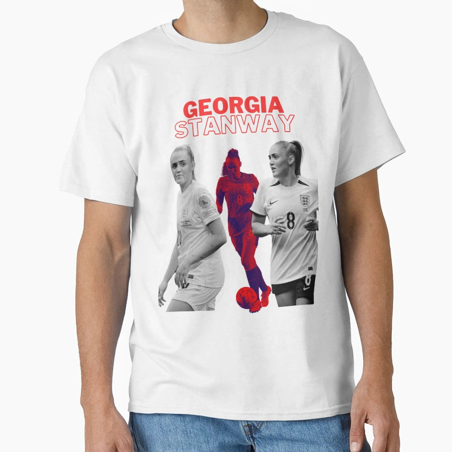 Georgia Stanway England T-Shirt - Custom Art Print for Adults - T-Shirt, Sweatshirt, Hoodie