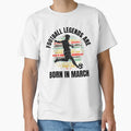 Football Legends Born March Sunset T-Shirt - Casual Everyday Wear Unisex - T-Shirt, Sweatshirt, Hoodie