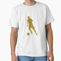 Football Soccer Shooter Golden Leather T-Shirt - Streetwear Style Unisex - T-Shirt, Sweatshirt, Hoodie