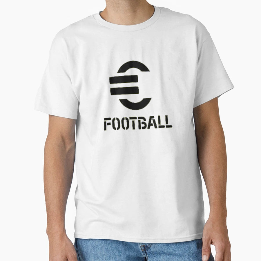 Efootball Black T-Shirt - Aesthetic Graphic Unisex - T-Shirt, Sweatshirt, Hoodie