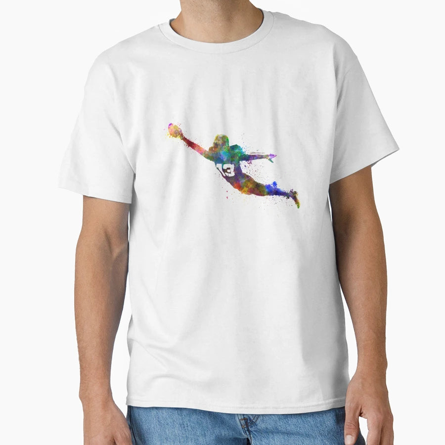 American Football Player Scoring T-Shirt - Fun Novelty Design for Adults - T-Shirt, Sweatshirt, Hoodie