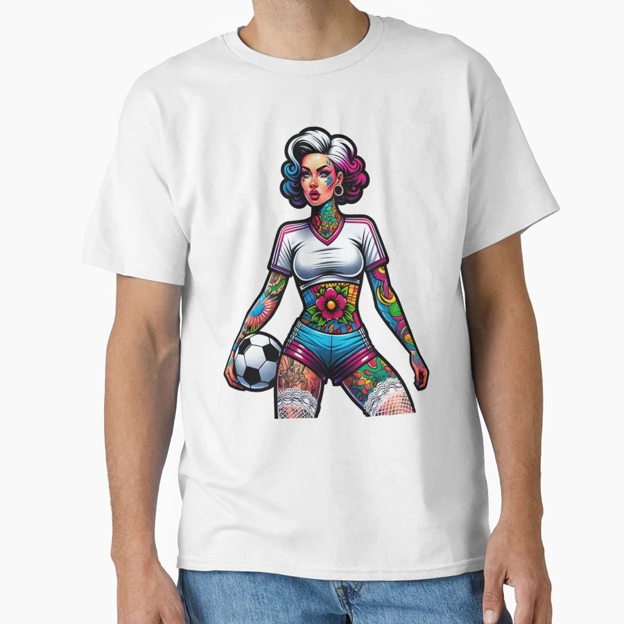 Soccer Player T-Shirt - Trendy Graphic Unisex - T-Shirt, Sweatshirt, Hoodie