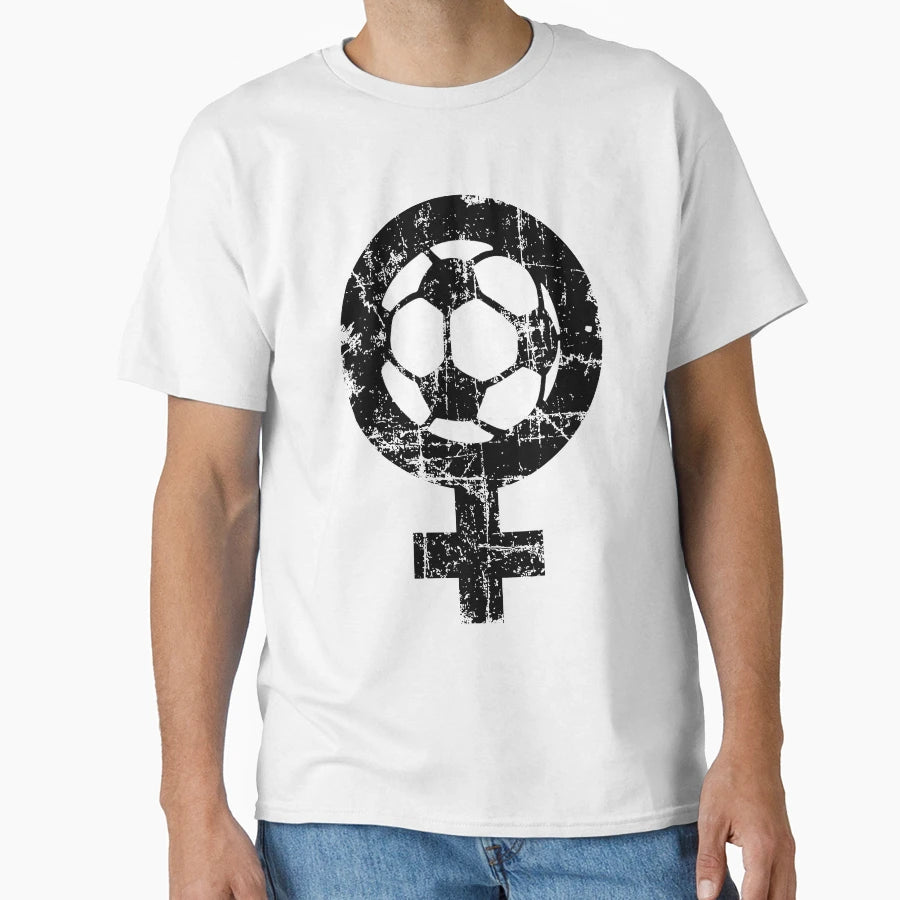 Frauenfu Ball Zweifarbig T-Shirt - Graphic Print Unisex - T-Shirt, Sweatshirt, Hoodie