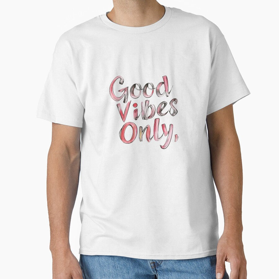 Good Vibes Only by ThaiArtShop - Adult & Kids T-Shirts, Sweatshirts & Hoodies apparel design preview 1