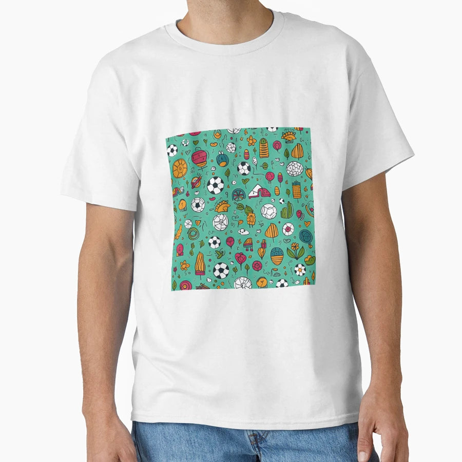 Football Seamless T-Shirt - Casual Everyday Wear for Adults - T-Shirt, Sweatshirt, Hoodie