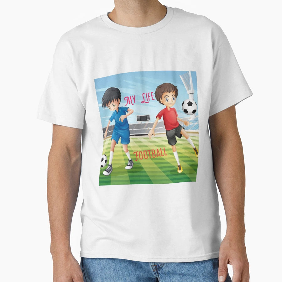 Football Creative T-Shirt - Streetwear Style for Adults - T-Shirt, Sweatshirt, Hoodie