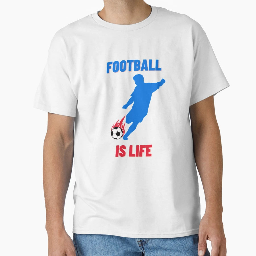 Coach Lasso Football Is Life T-Shirt - Custom Art Print Unisex - T-Shirt, Sweatshirt, Hoodie
