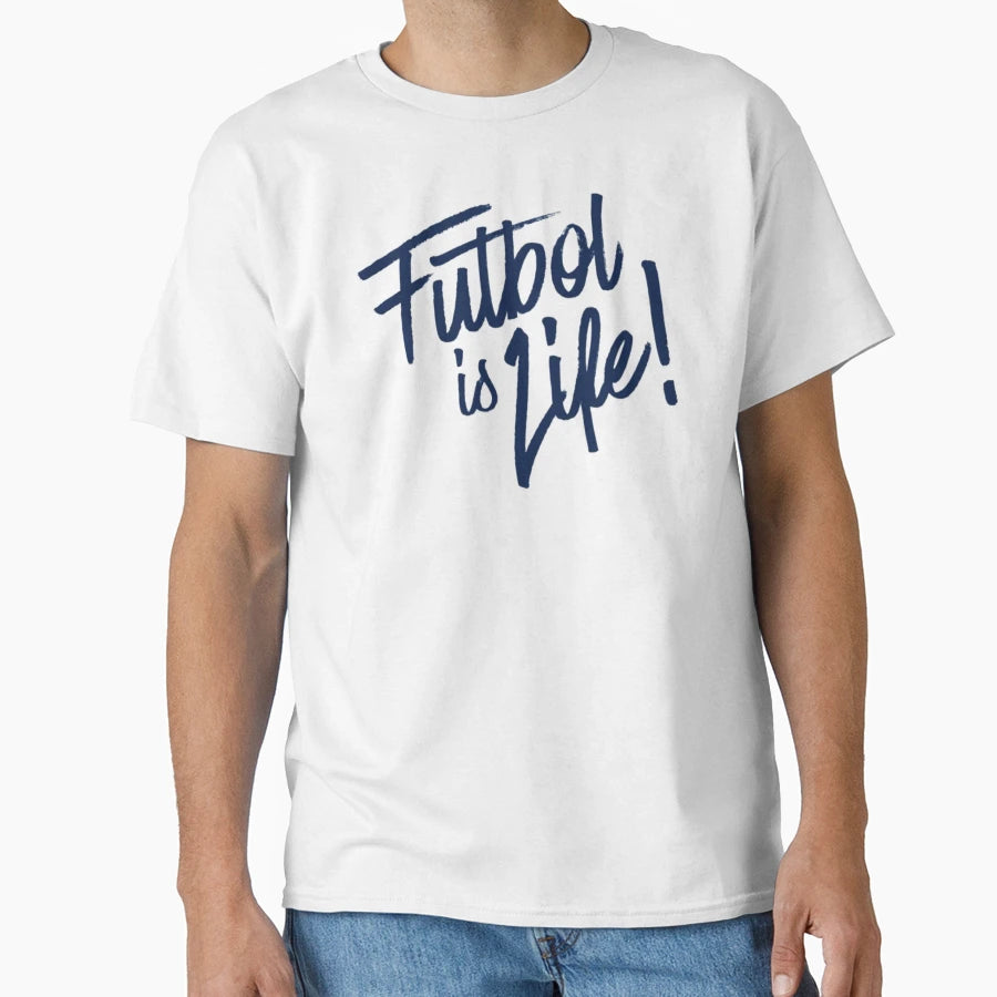 Futbol Is Lif Life T-Shirt - Aesthetic Graphic Unisex - T-Shirt, Sweatshirt, Hoodie