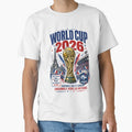 France 2026 Football Trophy Vintage Poster by Arabic - Adult & Kids T-Shirts, Sweatshirts & Hoodies apparel design preview 1