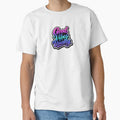 Good Vibes Usually Retro Funny Quote Typography Pink - Adult & Kids T-Shirts, Sweatshirts & Hoodies apparel design preview 1