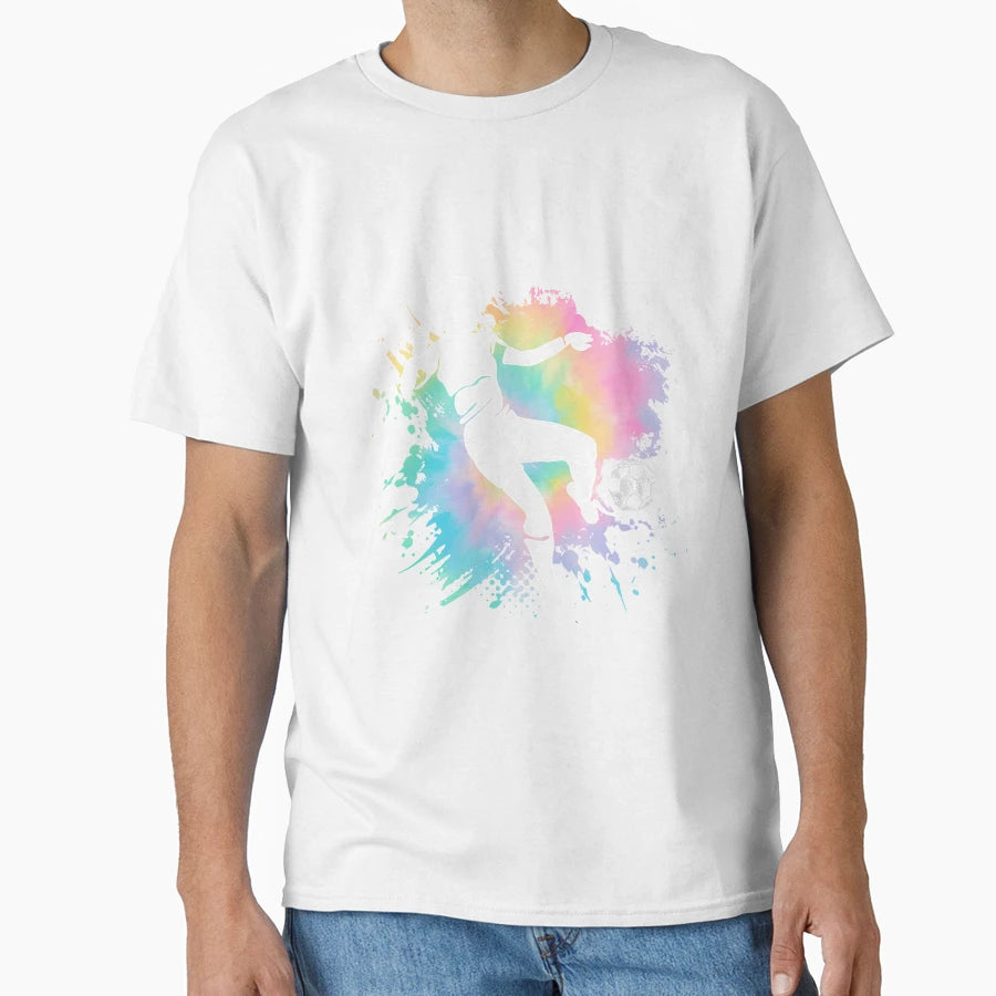Funny Tie Dye Soccer Soccer Lover Gift T-Shirt - Unique Graphic for Adults - T-Shirt, Sweatshirt, Hoodie