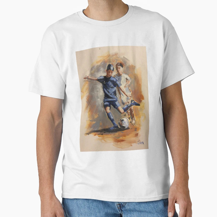 Playing Soccer T-Shirt - Novelty Apparel Unisex - T-Shirt, Sweatshirt, Hoodie