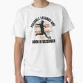 Football Legends Born December Sunset T-Shirt - Streetwear Style Men Women - T-Shirt, Sweatshirt, Hoodie