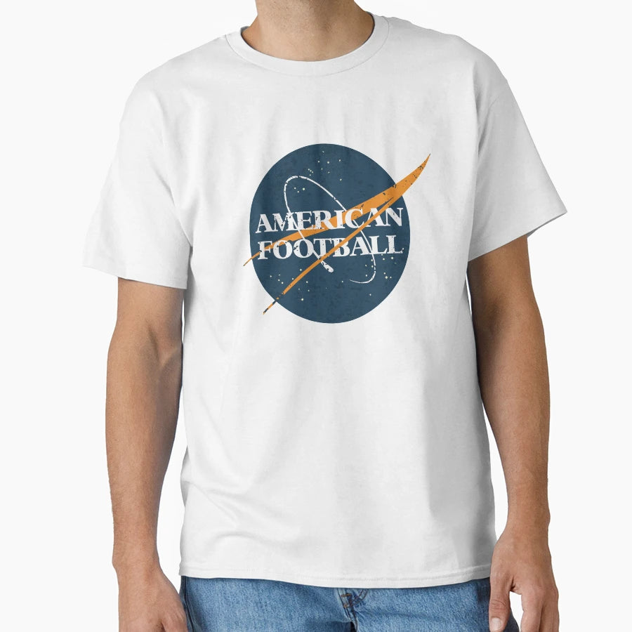 American Football Space T-Shirt - Custom Art Print Men Women - T-Shirt, Sweatshirt, Hoodie