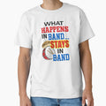 'What Happens In Band…Stays Band' (White) by The - Adult & Kids T-Shirts, Sweatshirts & Hoodies apparel design preview 1