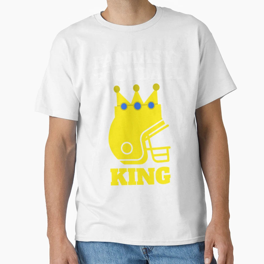 Fantasy Football King T-Shirt - Aesthetic Graphic Unisex - T-Shirt, Sweatshirt, Hoodie