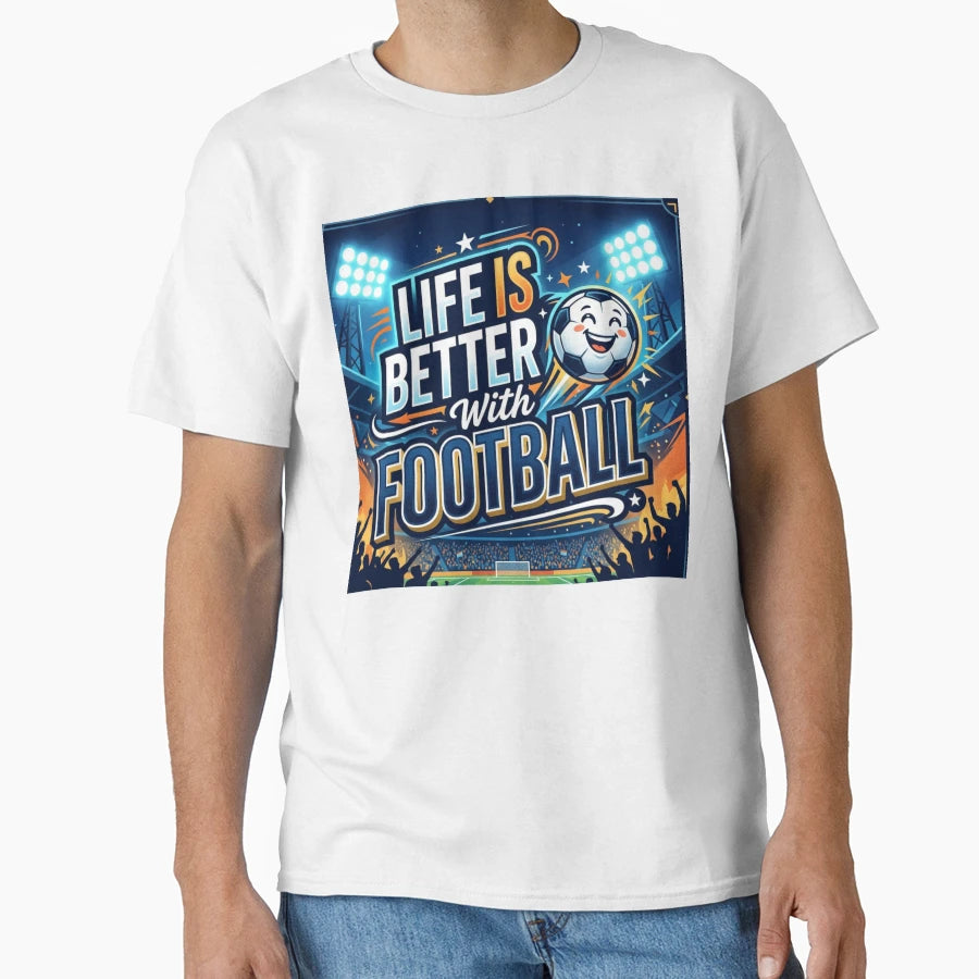 Football Quotes T-Shirt - Graphic Print for Adults - T-Shirt, Sweatshirt, Hoodie
