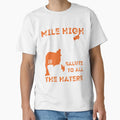 Mile High Salute To All Haters T-Shirt - Minimalist Print Unisex - T-Shirt, Sweatshirt, Hoodie
