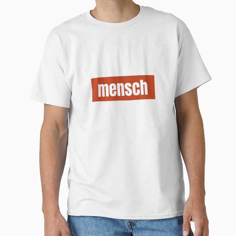 Mensch a Yiddish Word for Integrity by RF-73 - Adult & Kids T-Shirts, Sweatshirts & Hoodies apparel design preview 1