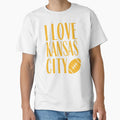 I Love Kansas City Kc Football Missouri T-Shirt - Graphic Print Men Women - T-Shirt, Sweatshirt, Hoodie