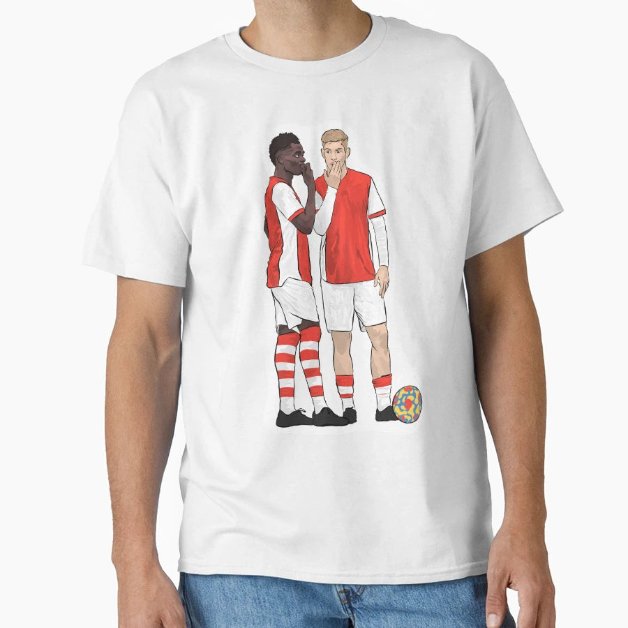 Bukayo Saka And Emile Smith Rowe T-Shirt - Graphic Print for Adults - T-Shirt, Sweatshirt, Hoodie