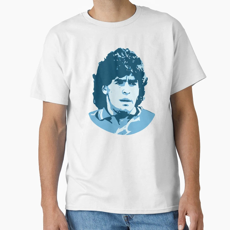 Maradonna Football God Argentina T-Shirt - Custom Art Print for Adults - T-Shirt, Sweatshirt, Hoodie