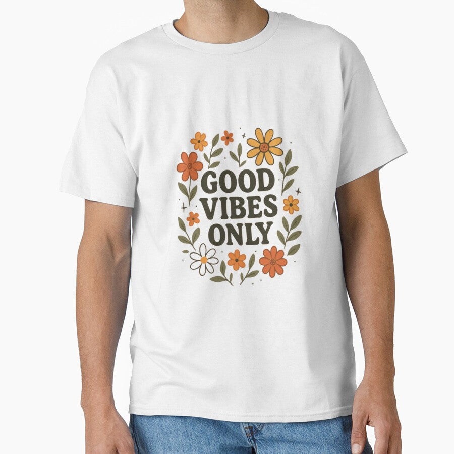 Good Vibes Only by GatesShop - Adult & Kids T-Shirts, Sweatshirts & Hoodies apparel design preview 1