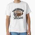 Copy Bleached Touchdown Season T-Shirt - Minimalist Print Men Women - T-Shirt, Sweatshirt, Hoodie