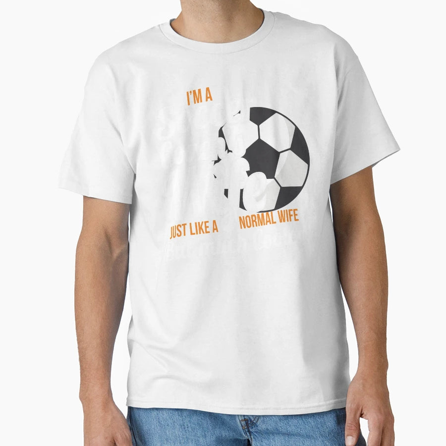 Womens Womens Coach Wife Soccer T-Shirt - Custom Art Print for Adults - T-Shirt, Sweatshirt, Hoodie