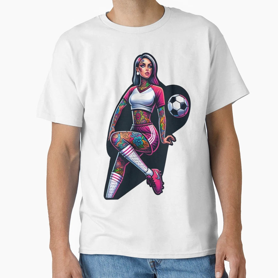 Soccer T-Shirt - Graphic Print Unisex - T-Shirt, Sweatshirt, Hoodie